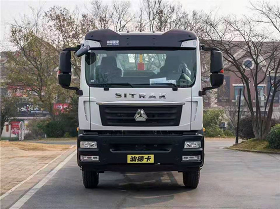 国六重汽汕德卡单桥套臂垃圾车